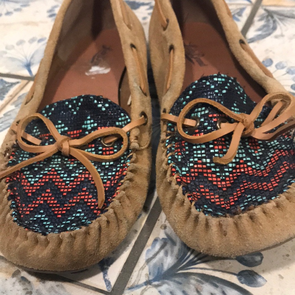 Lucky Brand Leather Mocassins